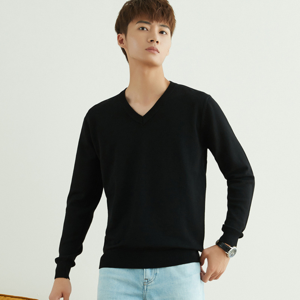Ronald | Men's Classic V-Neck Jumper