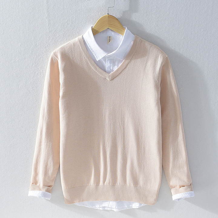 Ronald | Men's Classic V-Neck Jumper