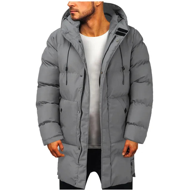 Albert | Men's Long Quilted Hooded Parka