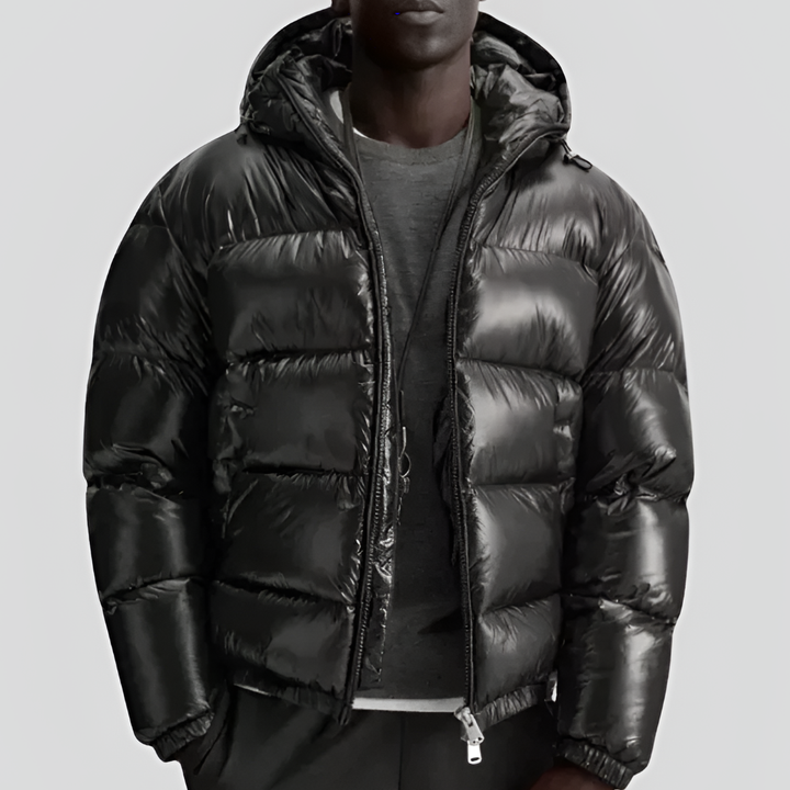 Basil | Men's Quilted Hooded Puffer Jacket