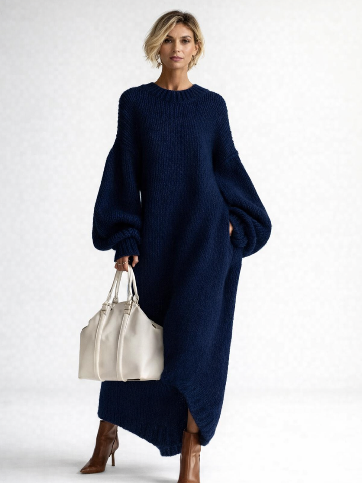 Melanie | Women's Oversized Knit Maxi Dress