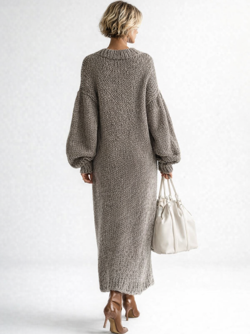 Melanie | Women's Oversized Knit Maxi Dress