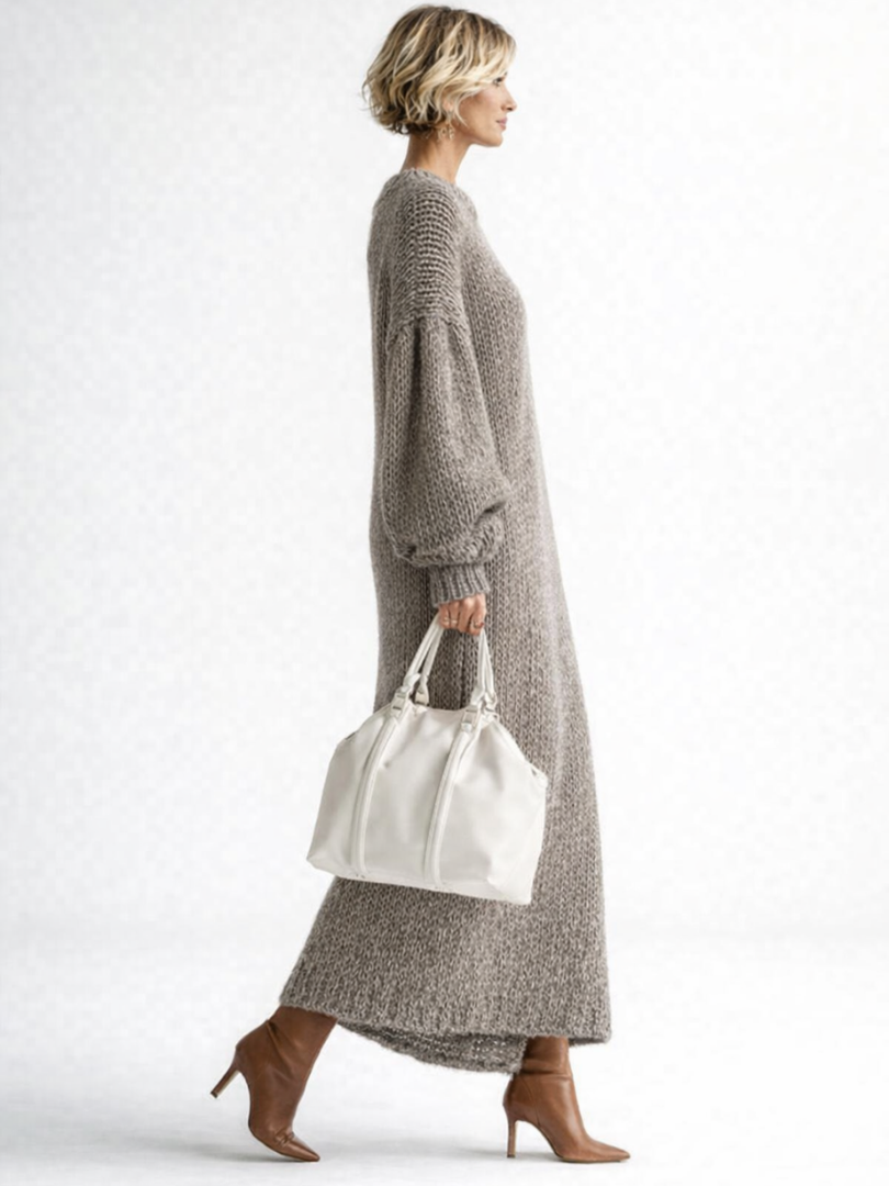 Melanie | Women's Oversized Knit Maxi Dress
