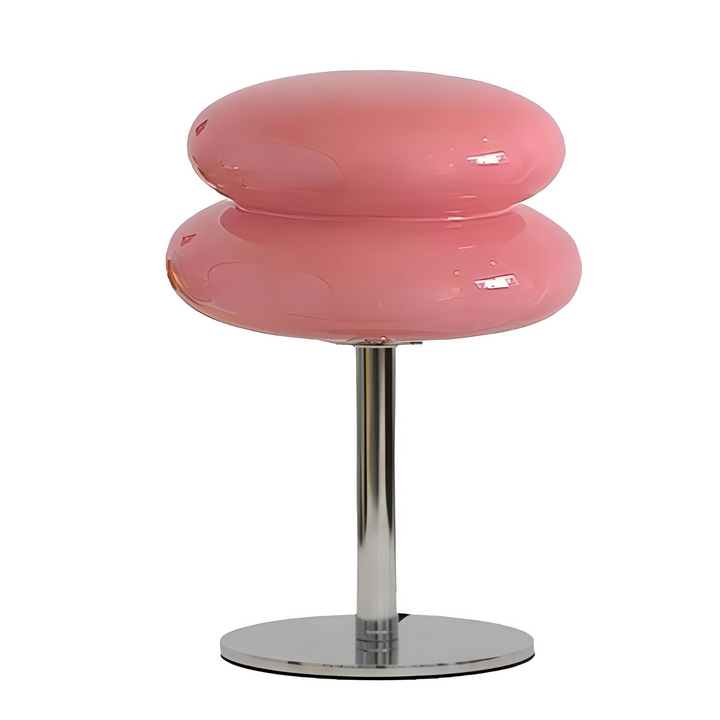 Macaron Glass Table Lamp – Colourful Modern Bedside Light with Dual Colour Lighting