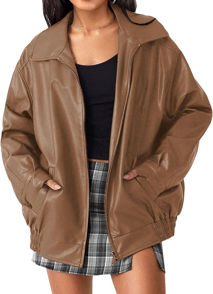 Marianne | Women's Oversized Bomber Jacket