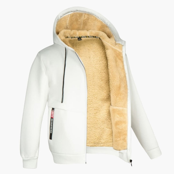 Jasper | Men's Fleece-Lined Hooded Jacket