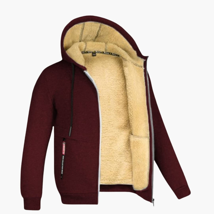 Jasper | Men's Fleece-Lined Hooded Jacket