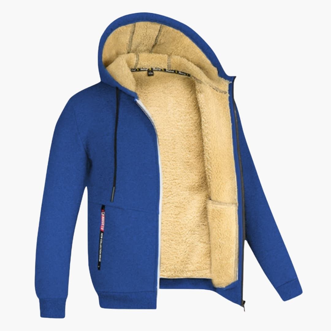 Jasper | Men's Fleece-Lined Hooded Jacket
