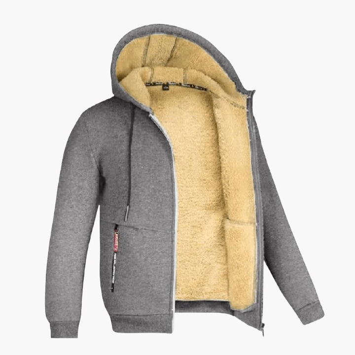 Jasper | Men's Fleece-Lined Hooded Jacket