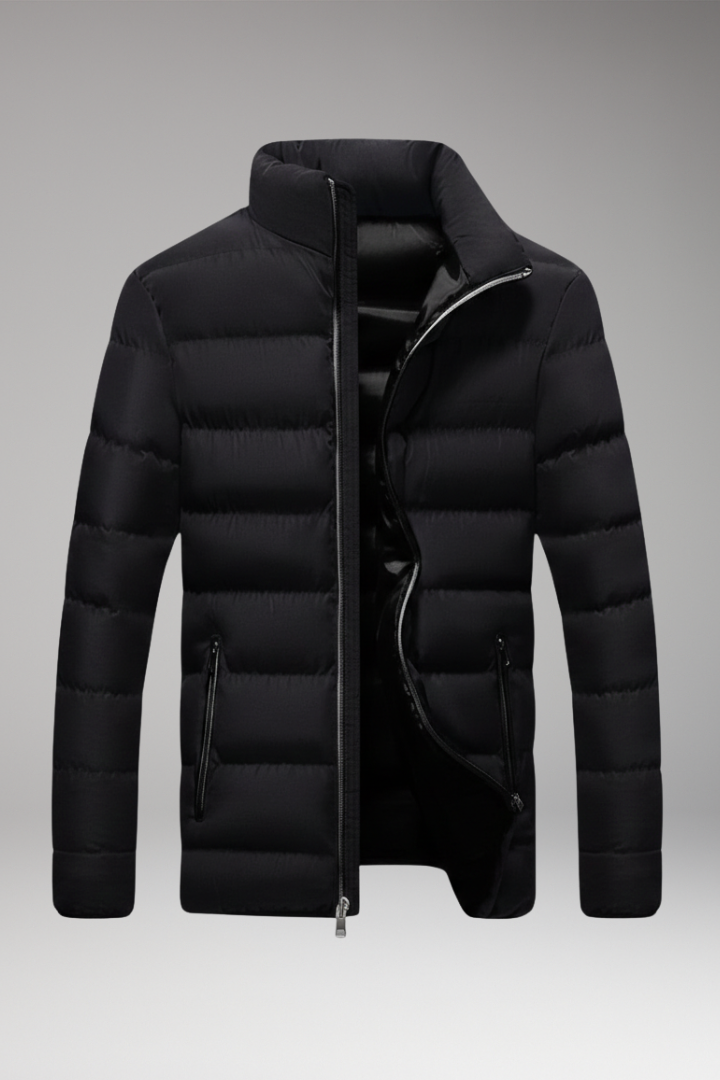 Nigel | Men's Quilted Stand Collar Jacket