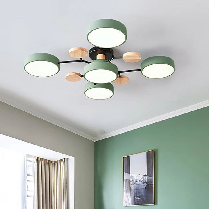 Modern Slim Linear Ceiling Light – Minimalist Wrought Iron Designer Lighting for Living Room and Office