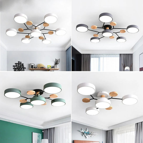 Modern Slim Linear Ceiling Light – Minimalist Wrought Iron Designer Lighting for Living Room and Office