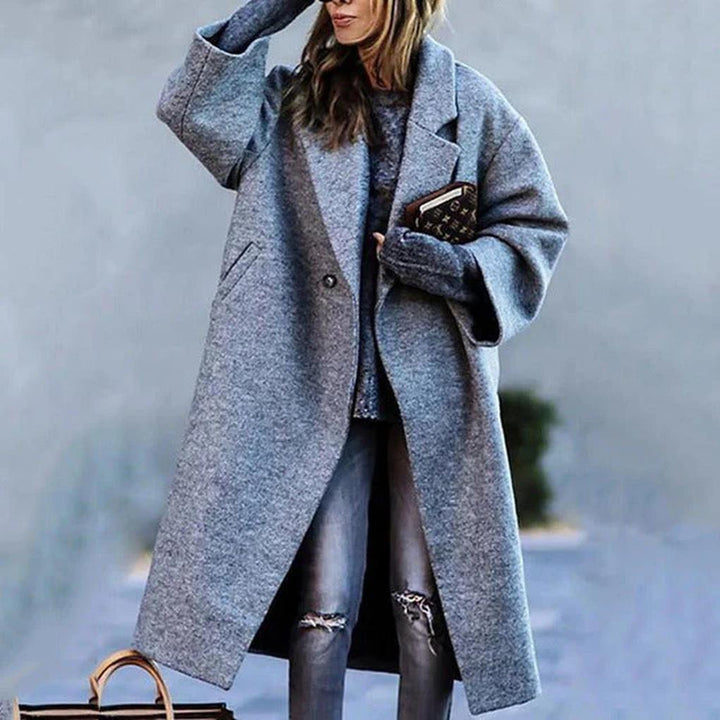 Dinah | Women's Oversized Plaid Longline Coat
