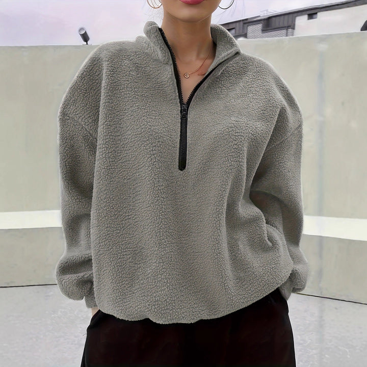 Morwenna | Women's Fleece Half-Zip Pullover