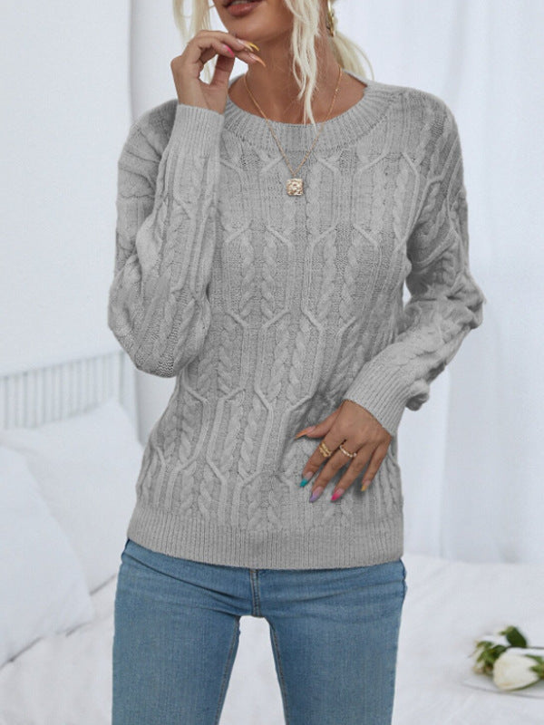 Miriam | Women's Relaxed Fit Cable Knit Jumper
