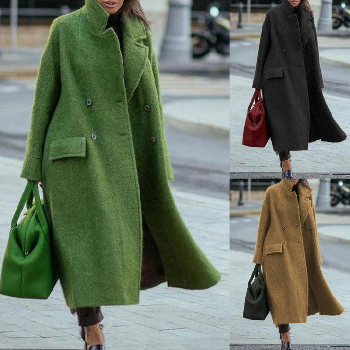 Blythe | Women's Oversized Double-Breasted Cape Coat