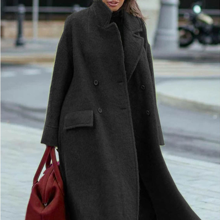 Blythe | Women's Oversized Double-Breasted Cape Coat