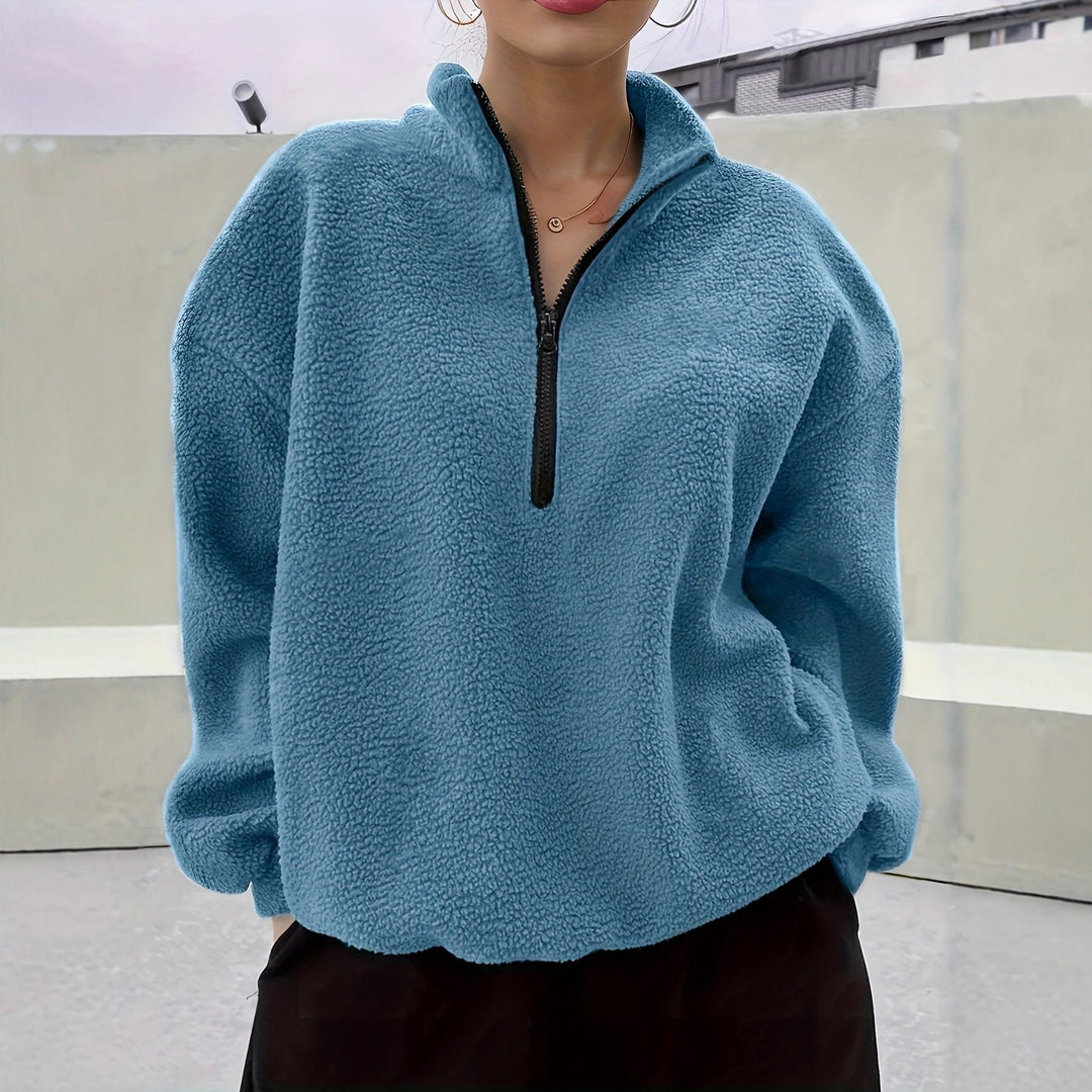 Morwenna | Women's Fleece Half-Zip Pullover