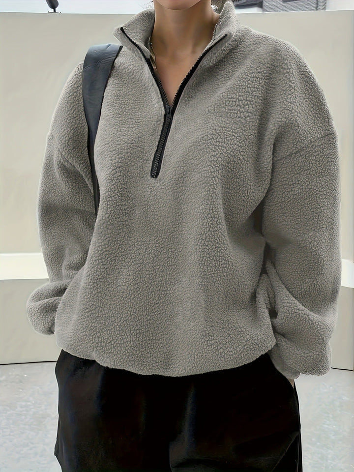 Morwenna | Women's Fleece Half-Zip Pullover