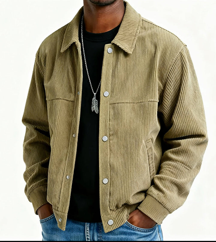 Gavin | Men's Corduroy Button-Up Jacket