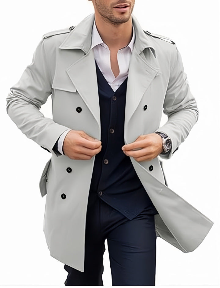 Bernard | Men's Double-Breasted Tailored Trench Coat