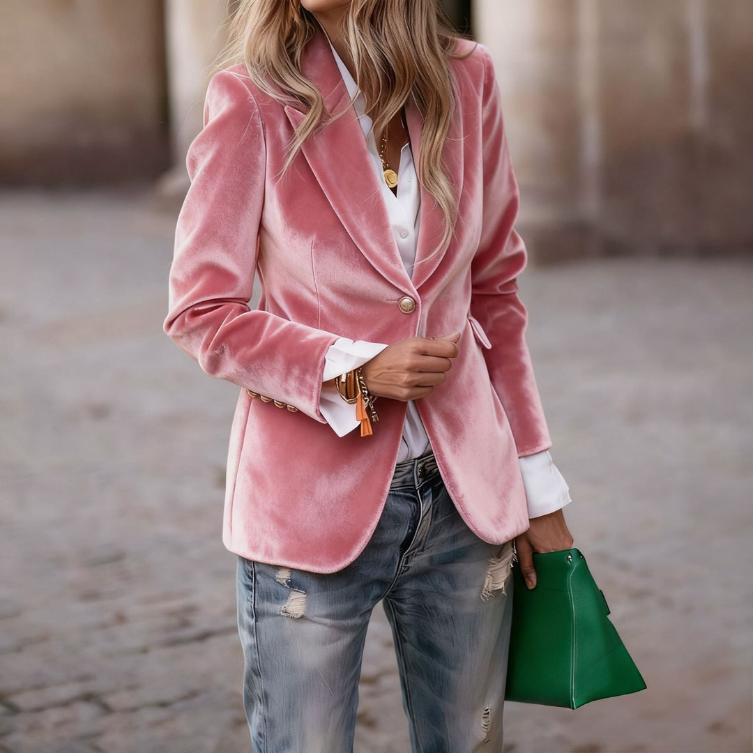 Violet | Women's Tailored Velvet Blazer