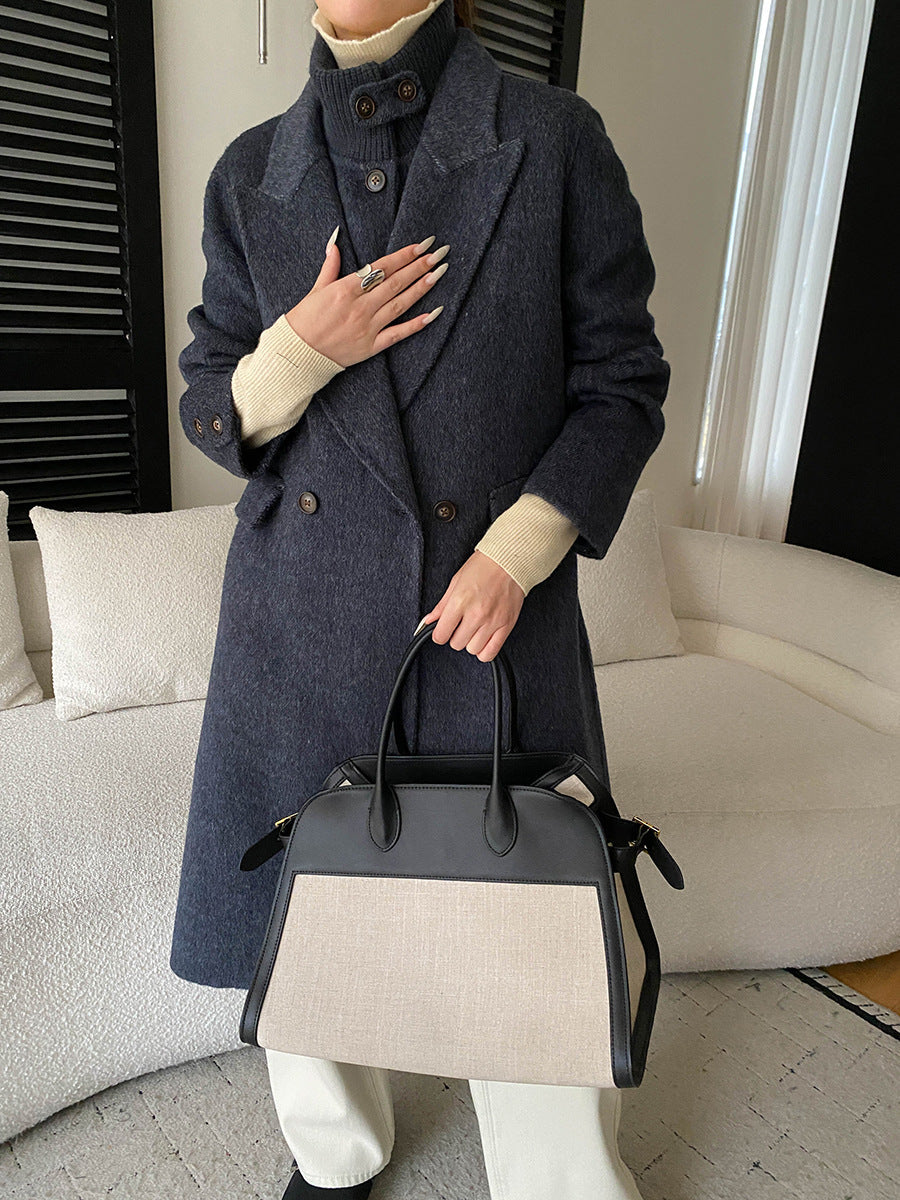 Tamsin | Women's Oversized Double-Breasted Longline Coat