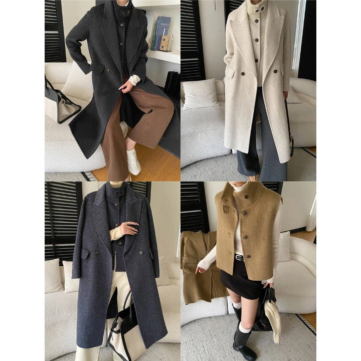 Tamsin | Women's Oversized Double-Breasted Longline Coat