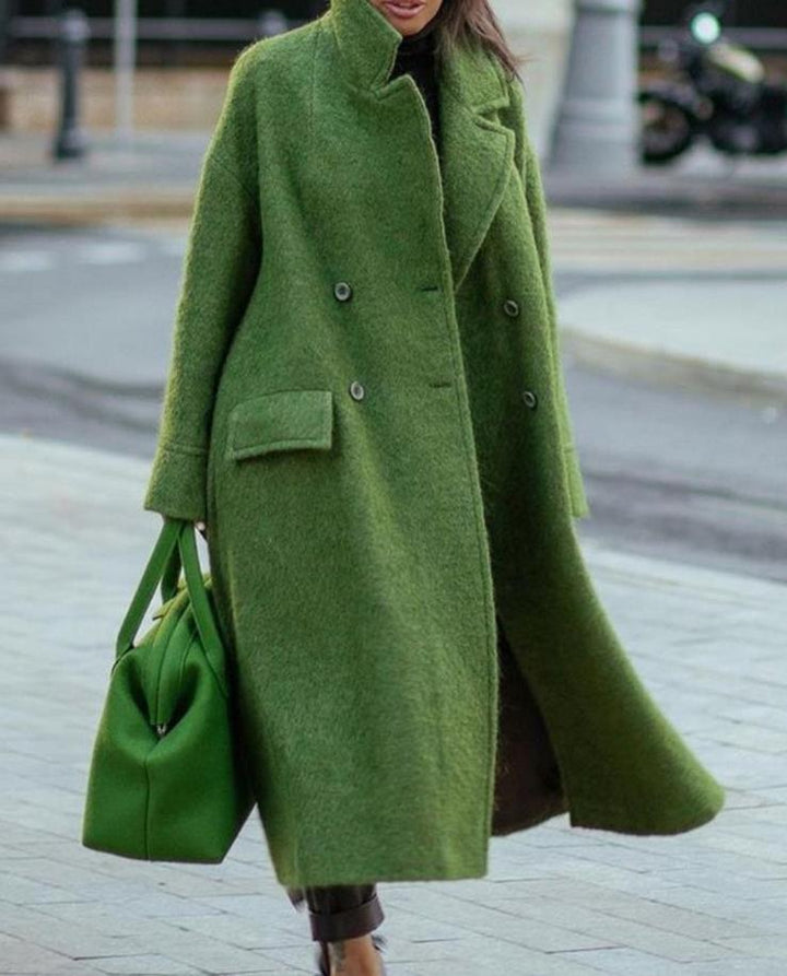 Blythe | Women's Oversized Double-Breasted Cape Coat