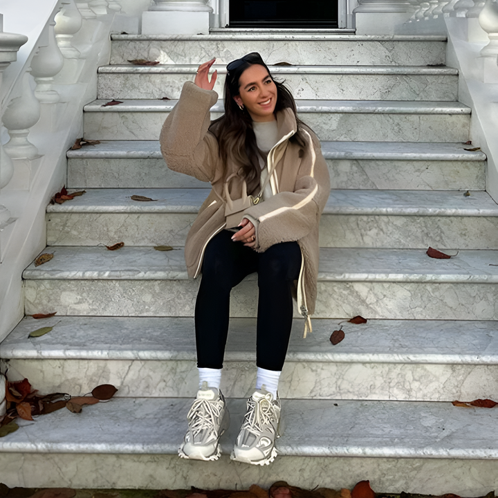 Priscilla | Women's Oversized Teddy Fleece Jacket