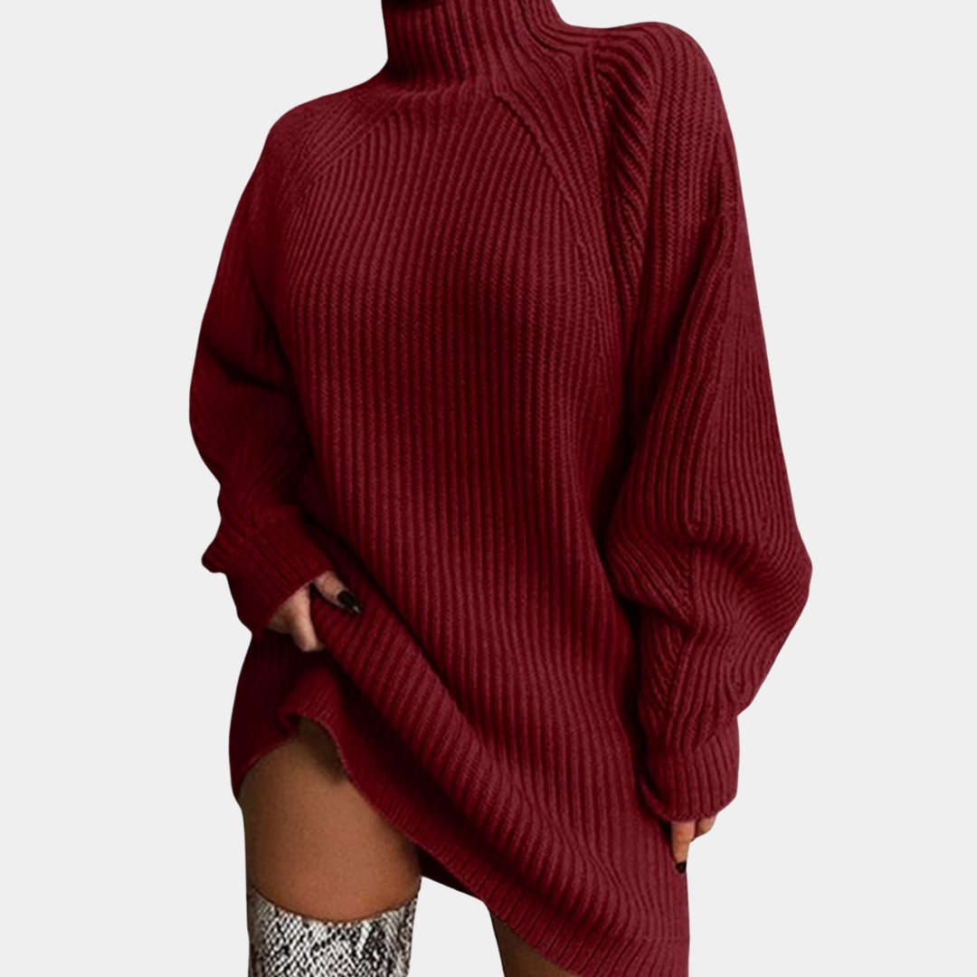 Xanthe | Women's Oversized Chunky Knit Sweater Dress