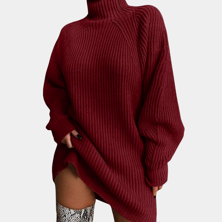 Xanthe | Women's Oversized Chunky Knit Sweater Dress
