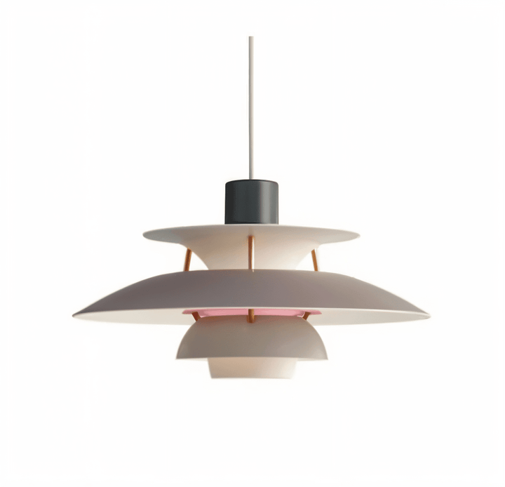 Scandinavian Pendant Ceiling Light – Modern Layered Metal Hanging Lamp for Kitchen and Living Room