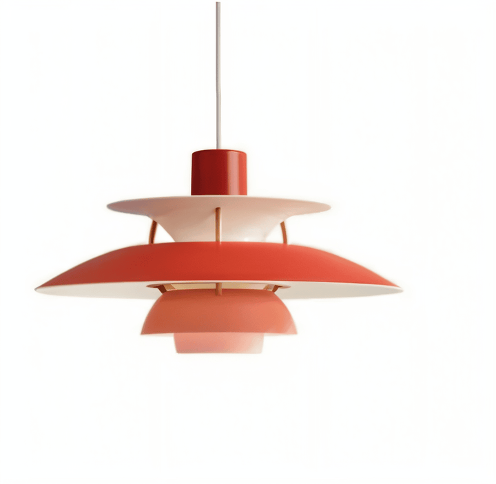 Scandinavian Pendant Ceiling Light – Modern Layered Metal Hanging Lamp for Kitchen and Living Room