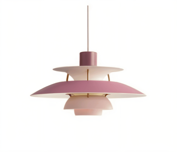 Scandinavian Pendant Ceiling Light – Modern Layered Metal Hanging Lamp for Kitchen and Living Room