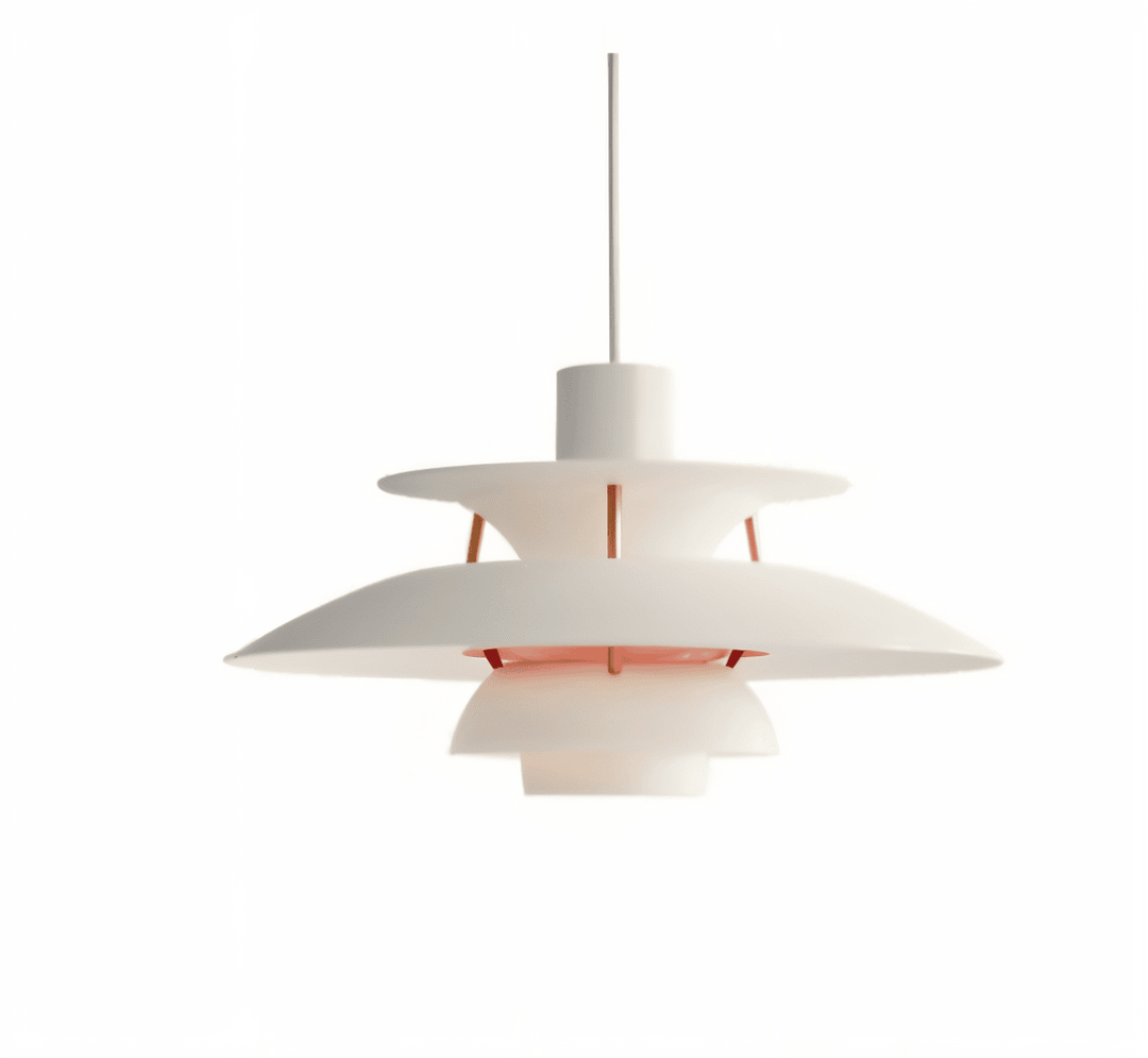 Scandinavian Pendant Ceiling Light – Modern Layered Metal Hanging Lamp for Kitchen and Living Room