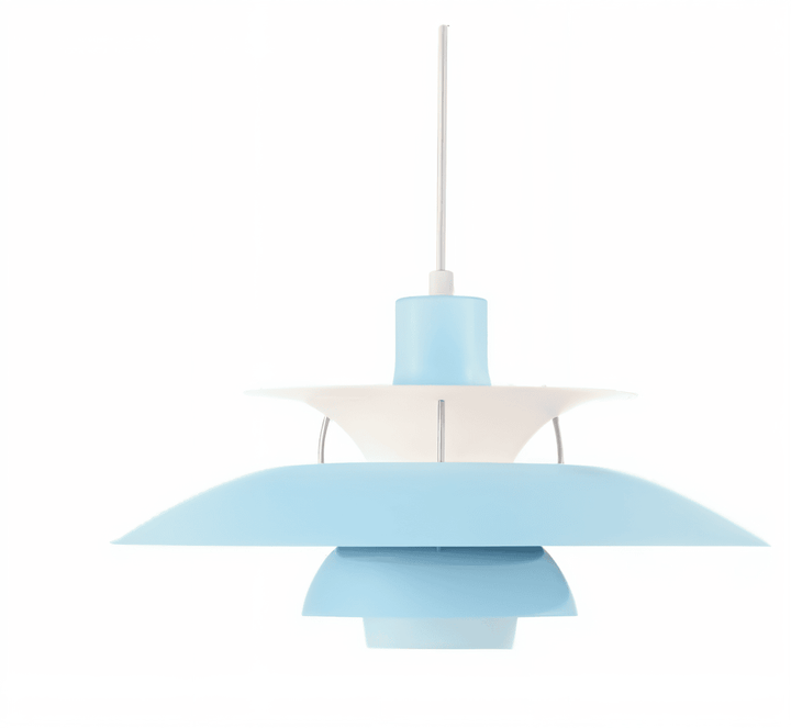 Scandinavian Pendant Ceiling Light – Modern Layered Metal Hanging Lamp for Kitchen and Living Room