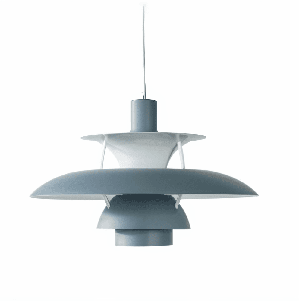 Scandinavian Pendant Ceiling Light – Modern Layered Metal Hanging Lamp for Kitchen and Living Room
