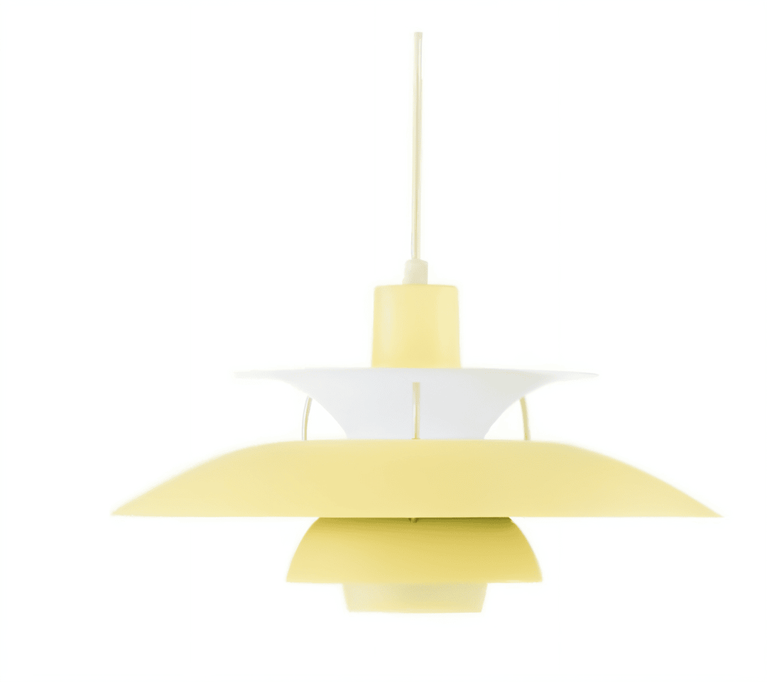 Scandinavian Pendant Ceiling Light – Modern Layered Metal Hanging Lamp for Kitchen and Living Room