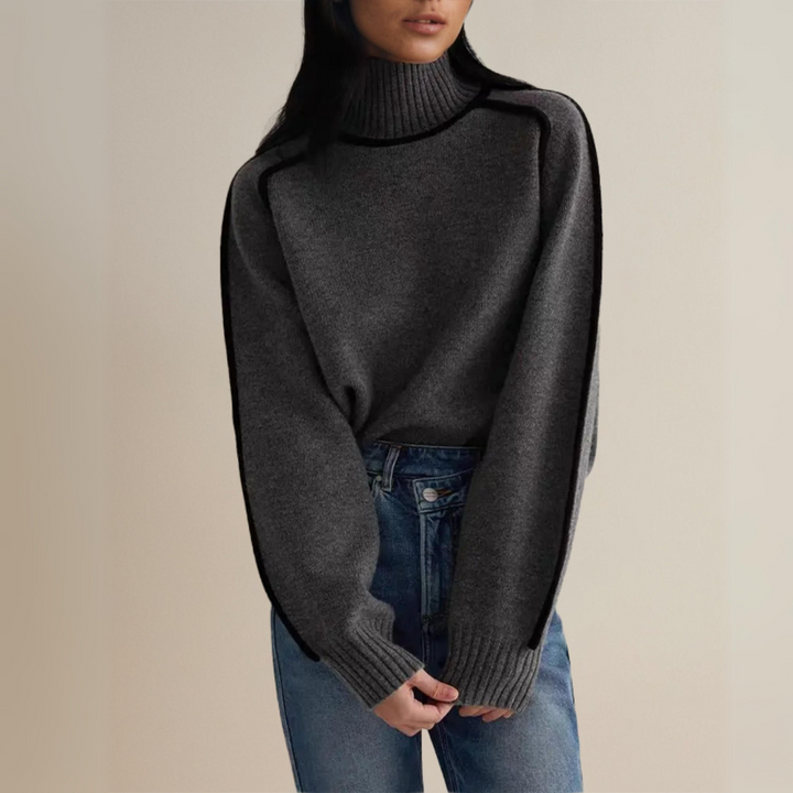 Lydia | Women's Relaxed Fit Roll Neck Jumper