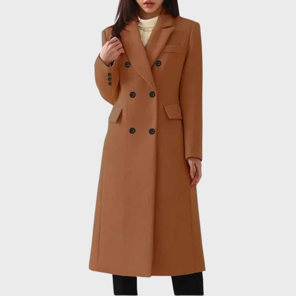 Iona | Women's Classic Tailored Wool-Blend Coat