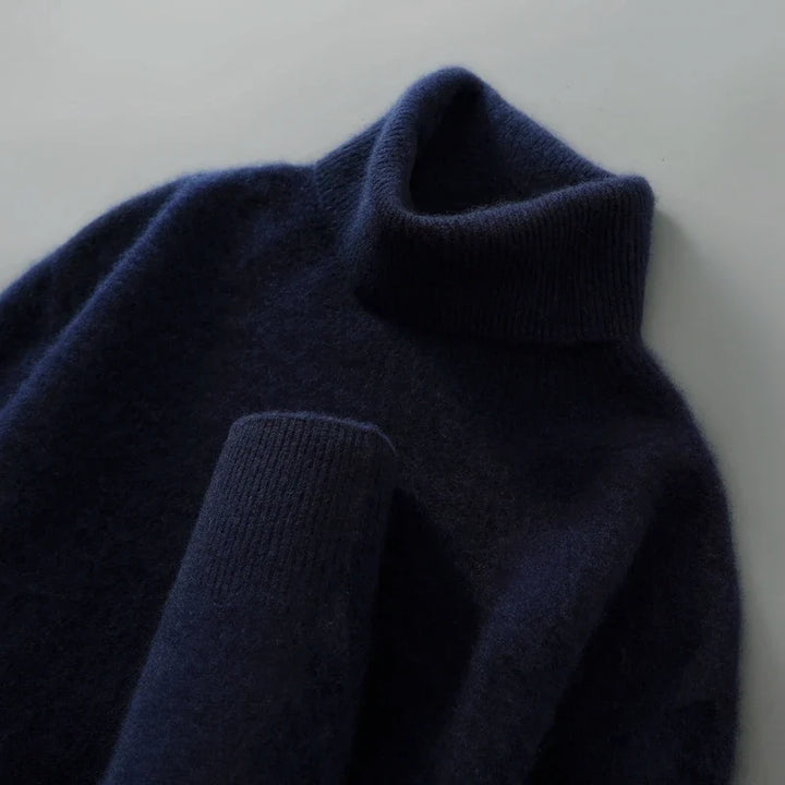 Lucio | Men's Merino Wool Roll Neck Jumper
