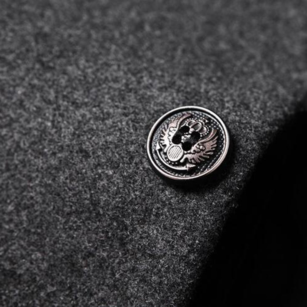 Miles | Men's Tailored Stand Collar Overcoat
