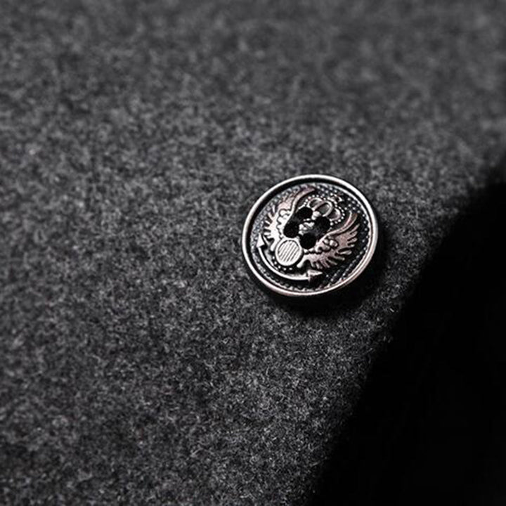Miles | Men's Tailored Stand Collar Overcoat