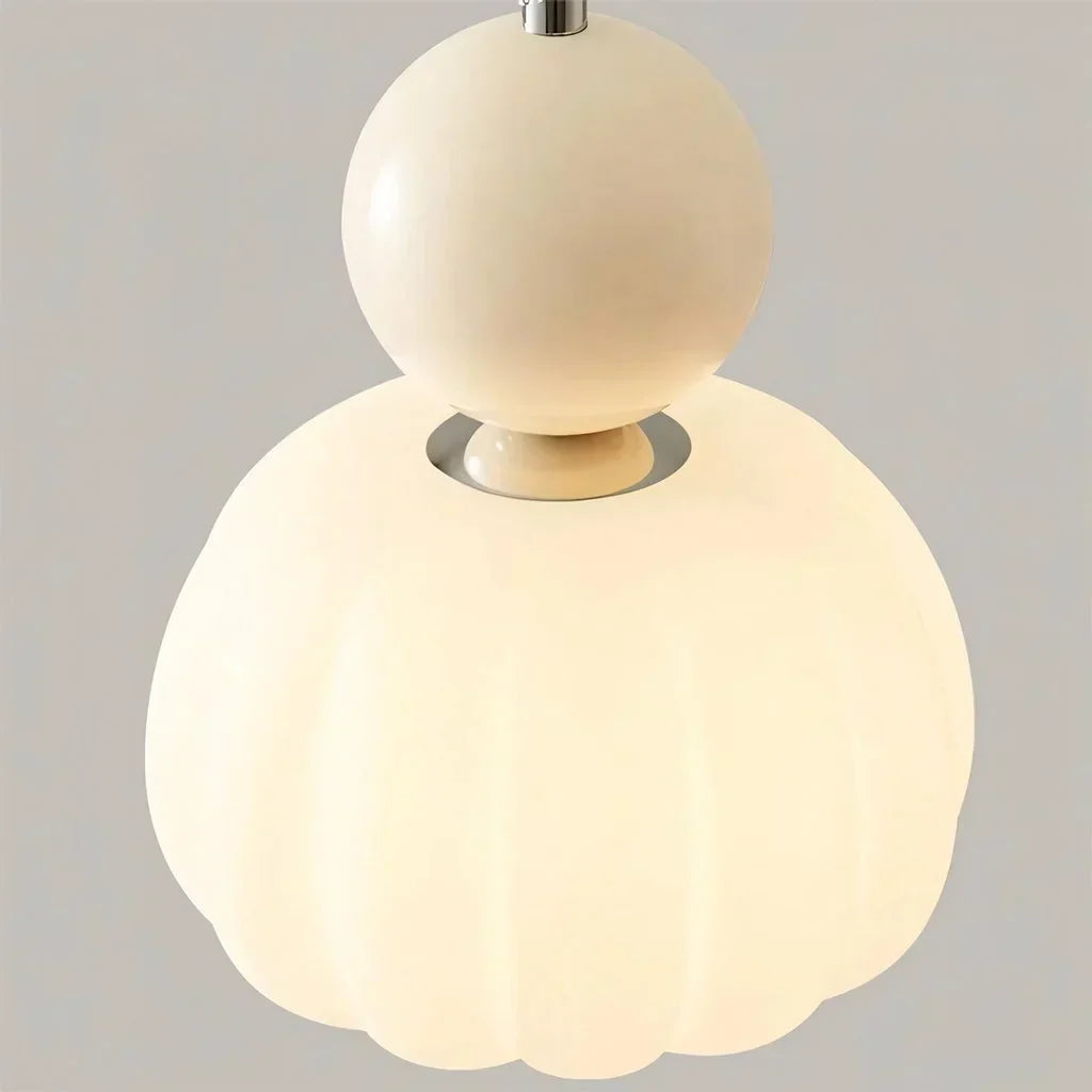 Modern G9 Pendant Light – Minimalist Metal Hanging Ceiling Lamp in Chrome, Cream, Green and Red