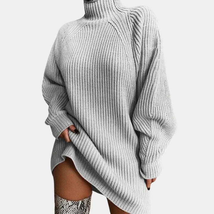 Xanthe | Women's Oversized Chunky Knit Sweater Dress