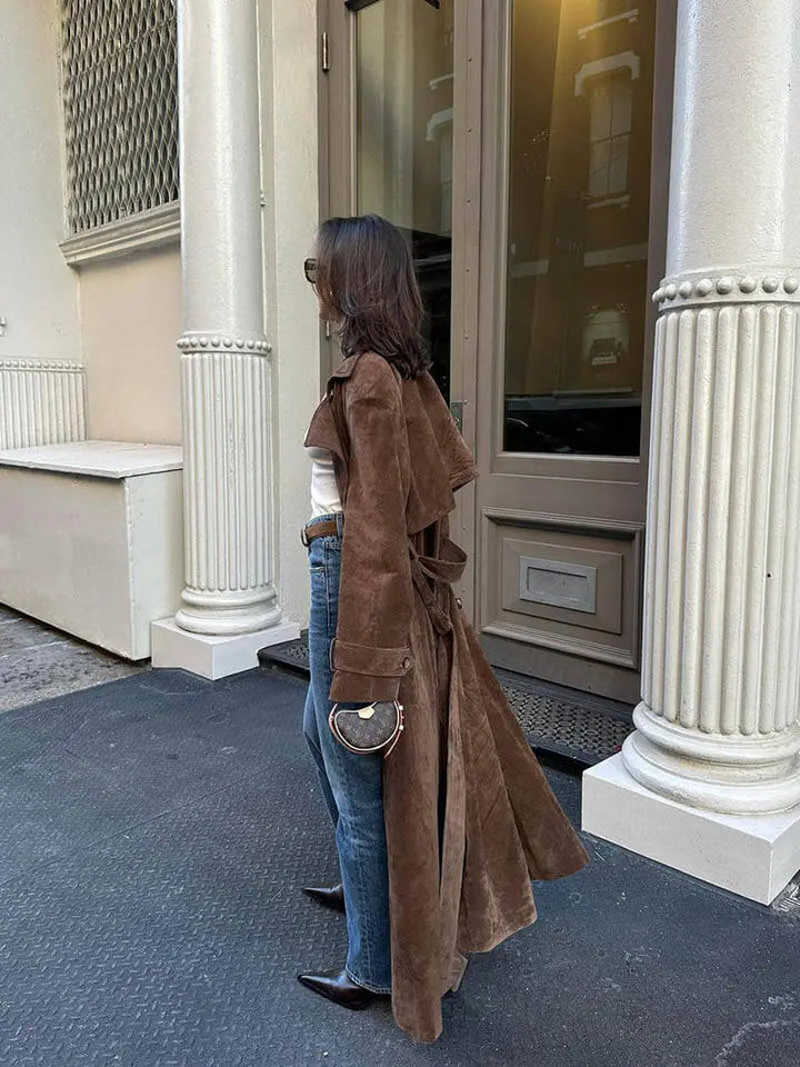 Arabella | Women's Long Belted Trench Coat