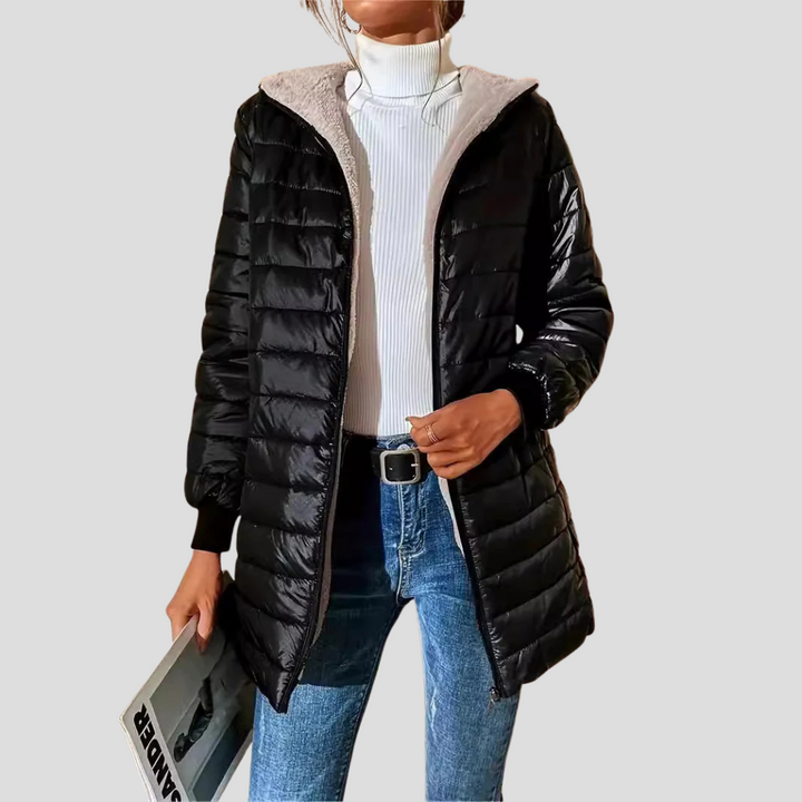 Betsy | Women's Sherpa-Lined Quilted Puffer Jacket