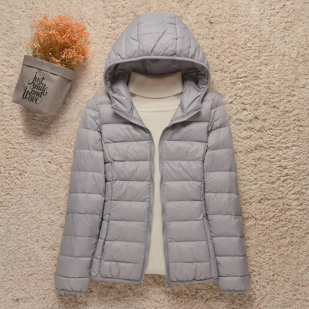 Florrie | Women's Lightweight Down Quilted Hooded Jacket