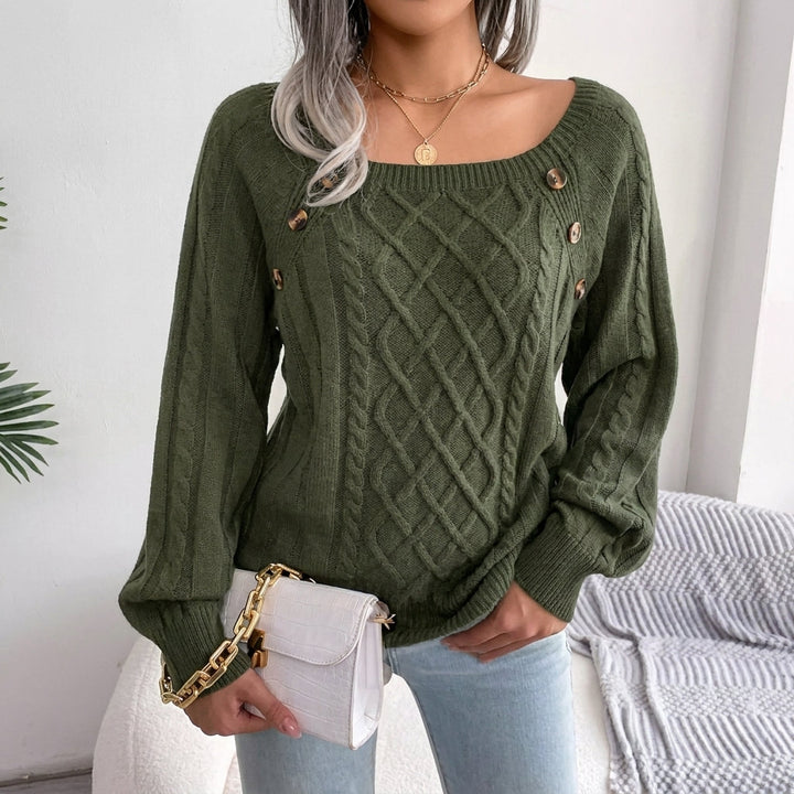 Eilidh | Women's Cable Knit Crew Neck Jumper